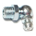 Midwest Fastener 8mm-1.0 x 11mm x 19mm Zinc Plated Steel Fine Thread 90 Degree Angle Grease Fittings 6PK 67166